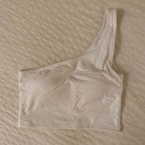 Klassy Network Brami One Shoulder Crop Top